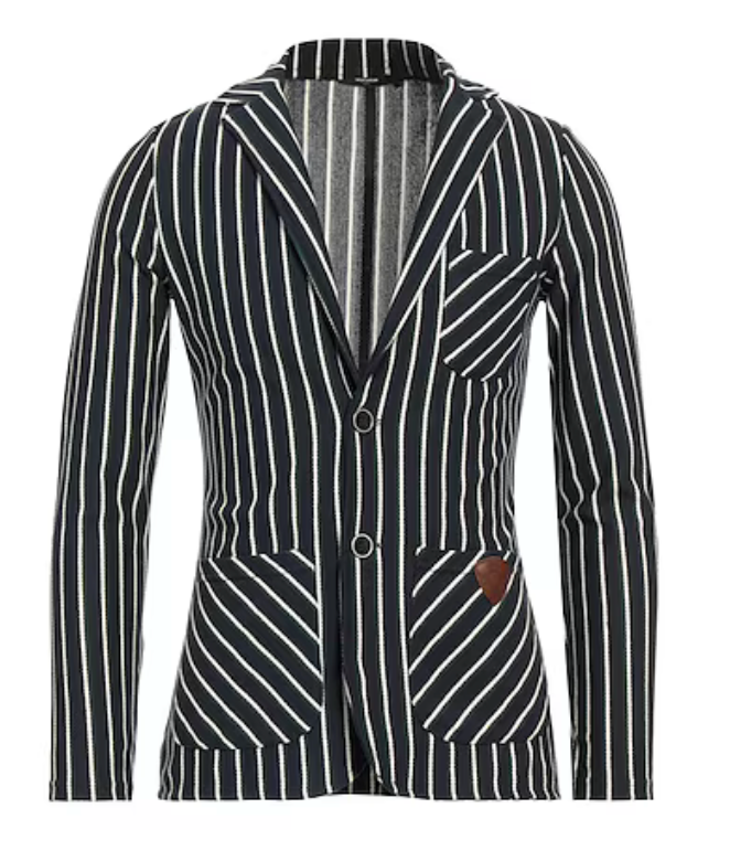 Takeshy Kurosawa Pinstripe Sports Jacket