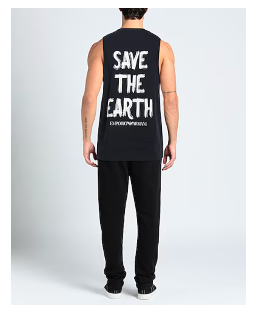 Emporio Armani Limited Edition Save The Earth Tanktop