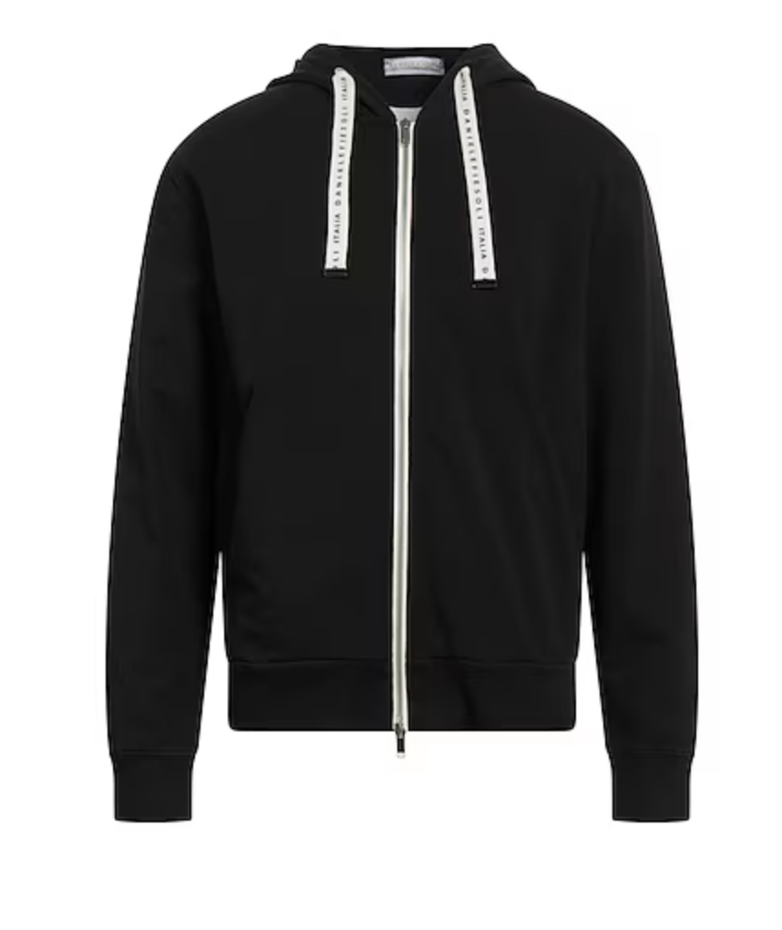Daniele Fiesoli Classic Full Zip Hooded Sweatshirt