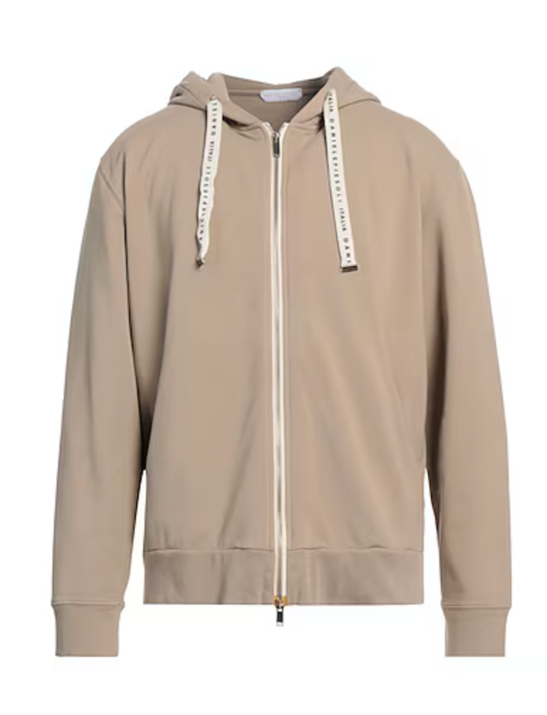 Daniele Fiesoli Classic Full Zip Hooded Sweatshirt