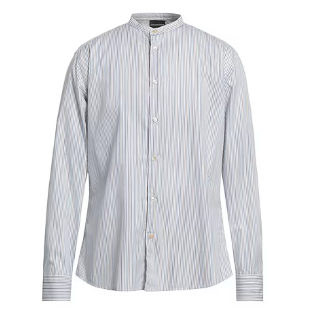 Emporio Armani Fine Pinstripe L/S Button Down Shirt