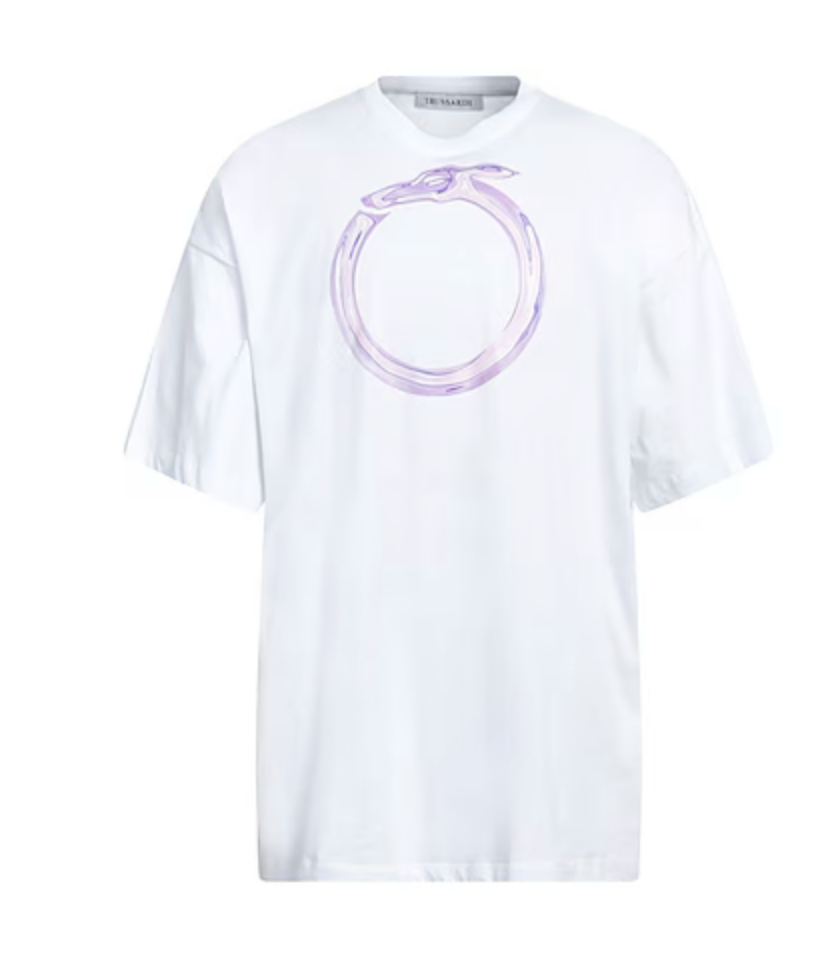 Trussardi Crystal Greyhound S/S T-Shirt