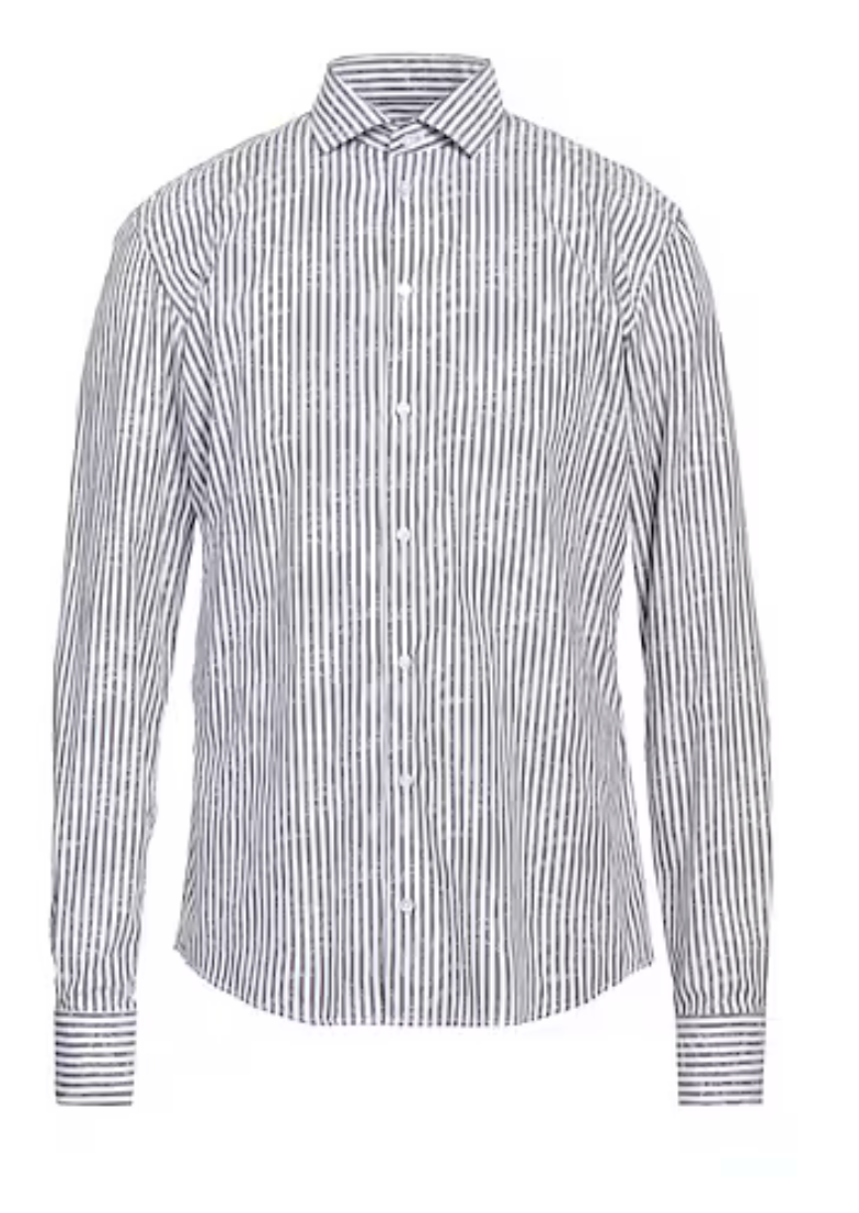 Gazzarrini Bianco Moro L/S Button Down Shirt