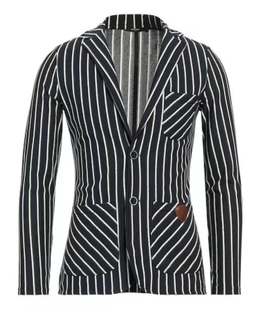 Takeshy Kurosawa Pinstripe Sports Jacket