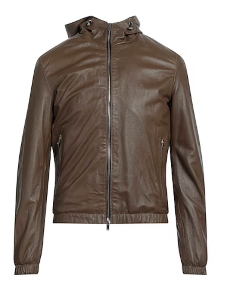 Gazzarrini Trucker Leather Jacket
