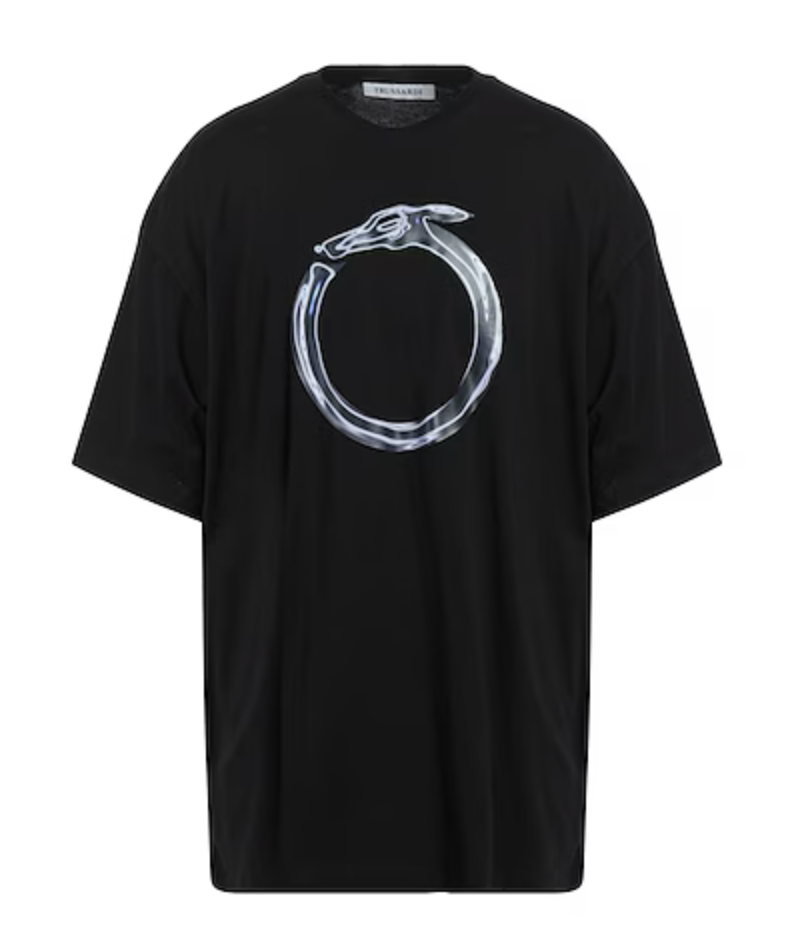 Trussardi Crystal Greyhound S/S T-Shirt