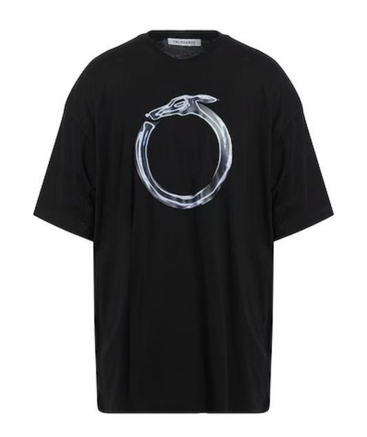 Trussardi Crystal Greyhound S/S T-Shirt