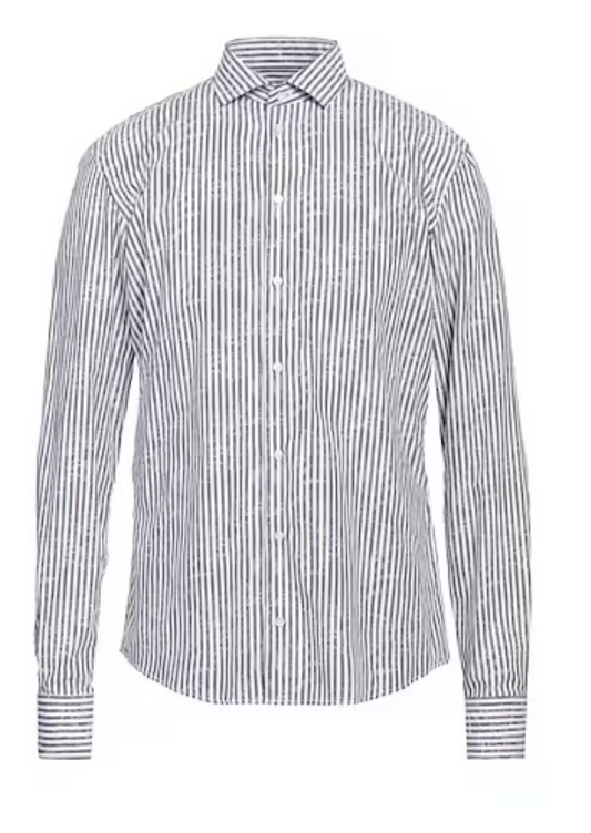 Gazzarrini Bianco Moro L/S Button Down Shirt