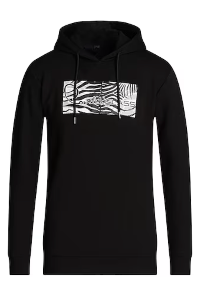 Cavalli Class Slim Fit Hooded Sweatshirt