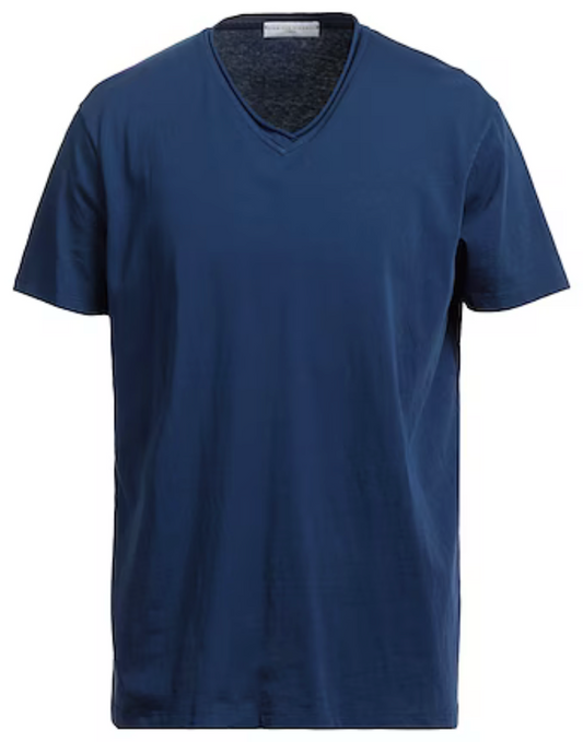 Daniel Fiesoli S/S Double V Neck T-Shirt