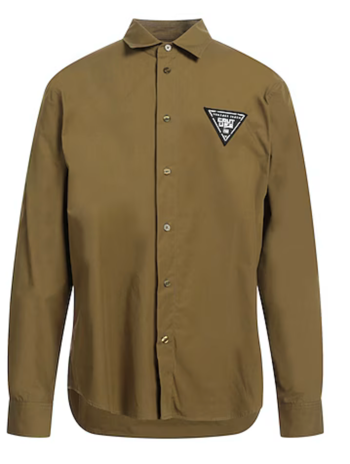 Versace Jeans Couture Triangle Patch L/S Button Down Shirt