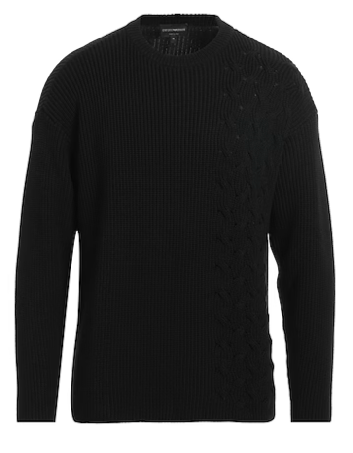 Emporio Armani Cable Vine Knit Sweater